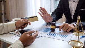 two persons discussing with each other